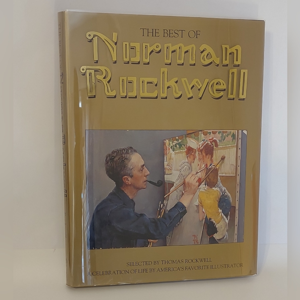 The Best of Norman Rockwell 1988 Edition Hardcover with Dust Jacket EUC